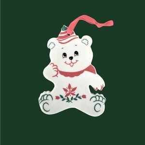 Russ Berrie & Co. Ceramic Bear Ornament